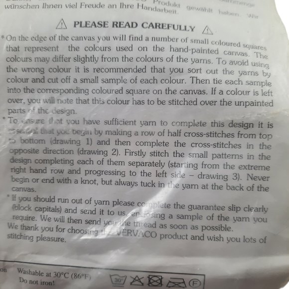 Vervaco Belgium Yorkshire Terrier 16" Cross Stitch Pillow Kit Chunky Needlepoint - Picture 5 of 5